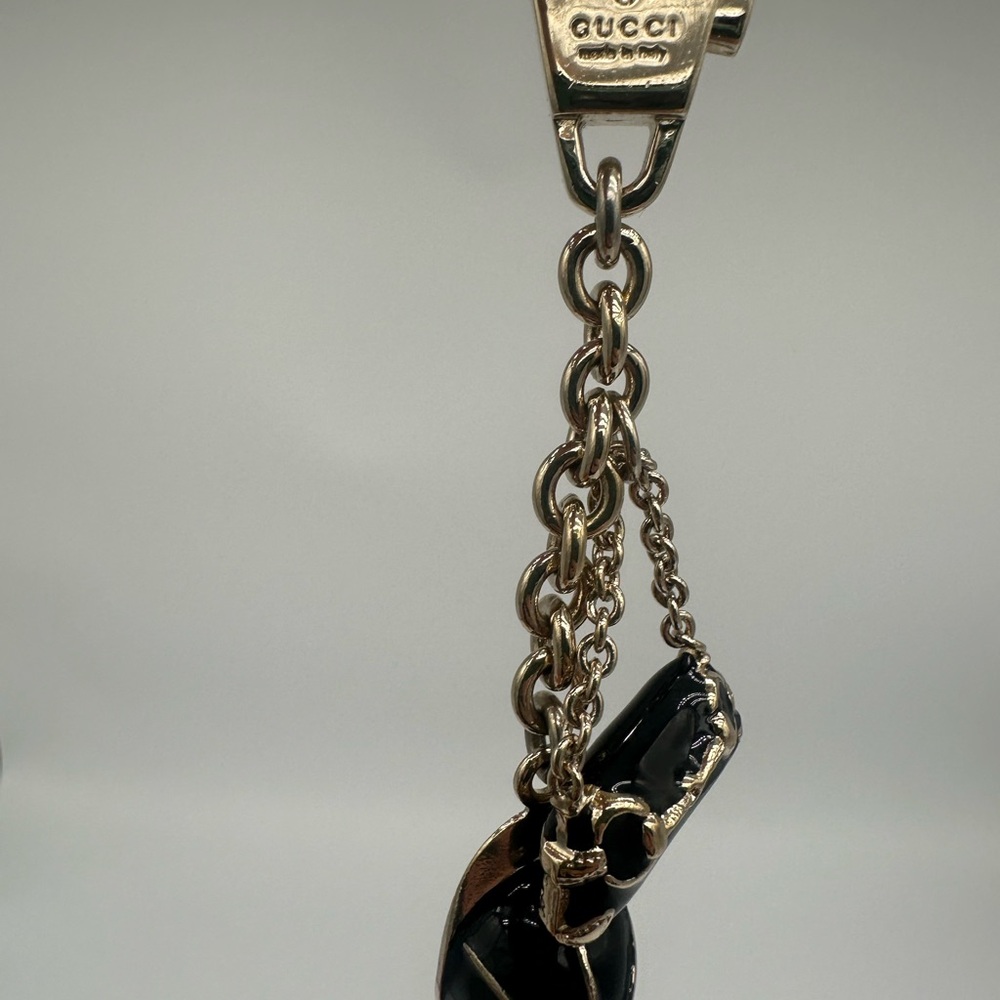 GUCCI Excellent Condition Enameled Equestrian Bag Charm - Picture 4 of 6